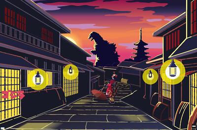 Godzilla - Lurking - Poster-image