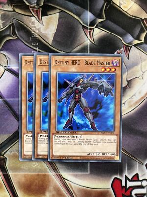 3x Destiny HERO - Blade Master - SGX1-ENB04 - Common - NM-image