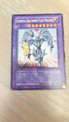 Yugioh 1st Edition ' Elemental Hero Shining Flare Wingman Ultimat Rare-EEN-EN036-image