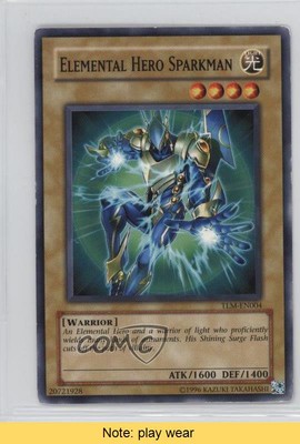 Elemental HERO Sparkman YuGiOh The Lost Millenium #TLM-EN004 2005 READ 2i2-image