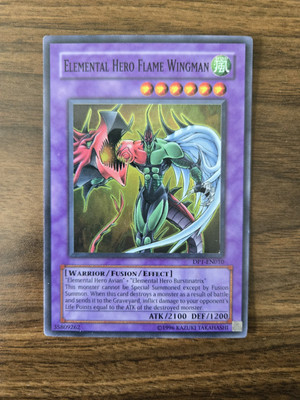 Elemental Hero Flame Wingman - DP1-EN010 - 35809262 - Lightly Played -image