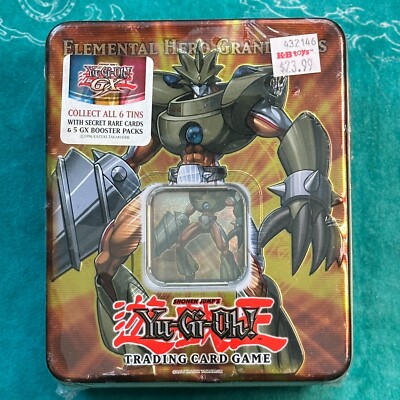 YUGIOH 2007 Elemental Hero Grand Neos CT04 Collector's Tin - SEALED-image