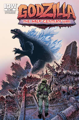 Godzilla 70th Anniversary Foil Classics: Godzilla: The Half-Century War #1 (Limi-image