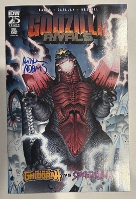 (2025) GODZILLA RIVALS #1 EXCLUSIVE Arthur Adams SIGNED Variant Art Cover-image