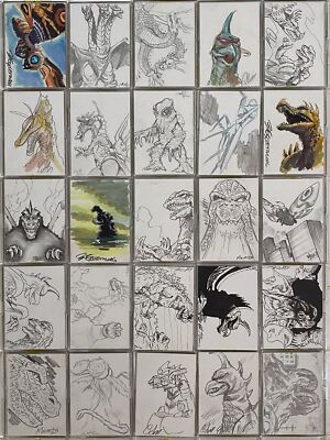 GODZILLA: KING OF THE MONSTERS Artist Sketch Trading Card You Pick Singles-image