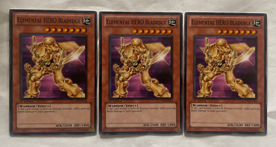 3X Elemental Hero Bladedge - LCGX-EN013 - Common 1st Edition LP-image