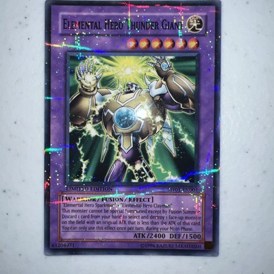 Yu-Gi-Oh! Elemental HERO Thunder Giant MD03-EN001 Limited Edition parallel rare-image