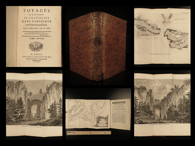 1786 1ed America Voyages of Chastellux MAPS Revolutionary WAR French Washington-image