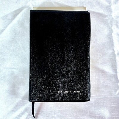 Holy Bible 1945 Scofield Reference Edition KJV Oxford Black Leather Rev. Owned-image