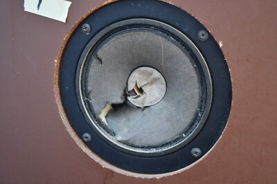 fisher st-641 Rear Midrange from working Speaker tested- NEEDS CONE FIX-rare w2b-image