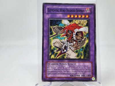YuGiOh Elemental Hero Necroid Shaman DR04-EN216 Dark Revelation Common MP-image