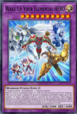 Wake Up Your Elemental HERO MP24-EN018 Quarter Century Rare - NM --image