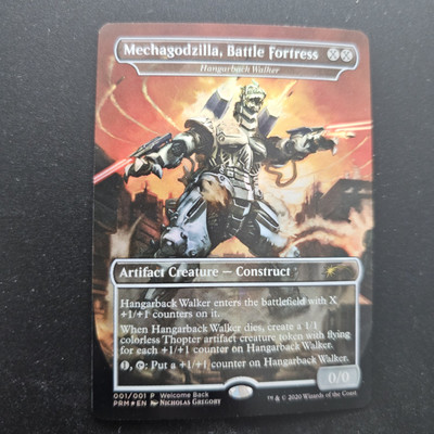 Mechagodzilla, Battle Fortress – Magic: The Gathering Promo Card – 001/001 P-image