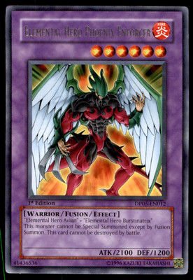 Yu-Gi-Oh! Elemental Hero Phoenix Enforcer #DP05-EN012 1st Edition Near Mint-image
