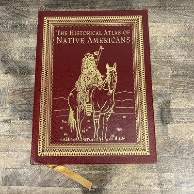 The Historical Atlas Of Native Americans Dr. Ian Barnes 2009 Rare Leather Bound-image