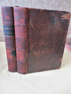 2 Vols. The DECLINE & The FALL of ROMAN EMPIRE,1836,Edward GIBBON, Map-image