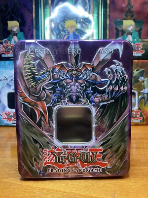 YUGIOH 2007 DESTINY HERO PLASMA COLLECTABLE TIN! EMPTY-image