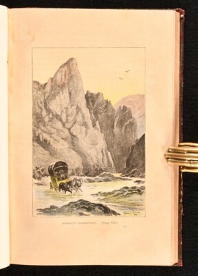 c1900 Mirifiques Aventures de Maitre Antifer Jules Verne Illus Maps Colour Pl...-image