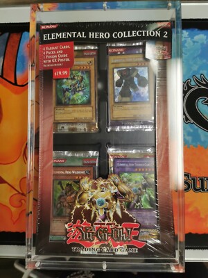 Yugioh Acrylic UV Protective Magnetic Fits Elemental Hero Collection EHC2-image