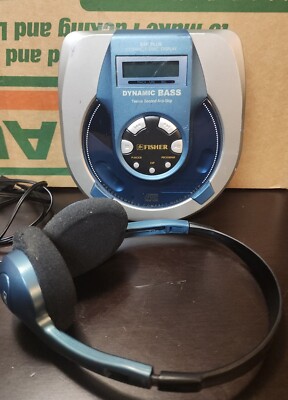 Vintage Fisher Portable CD Player PCD 3110 C Anti Skip Dynamic Bass Tested -image