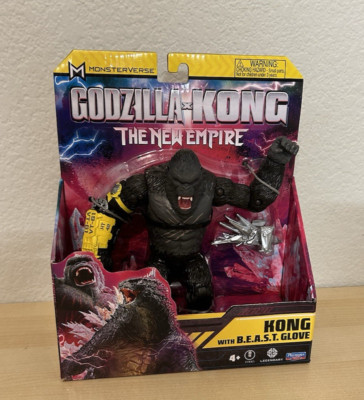 Godzilla KONG w/ BEAST Glove 6” Figure X Kong The New Empire 2024 Playmates NEW-image