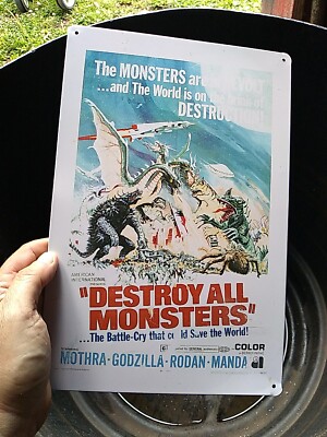 Metal Godzilla Wall Art-image