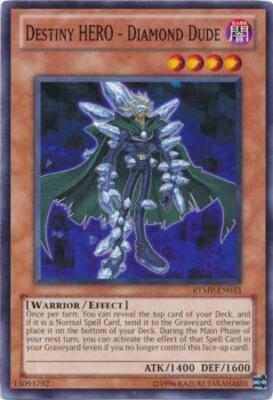 Destiny HERO - Diamond Dude - RYMP-EN033 - Common - Unlimited Edition x3 - Light-image