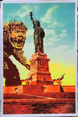 Trumpzilla by Blunt Graffix Art Print by Matt Dye-image
