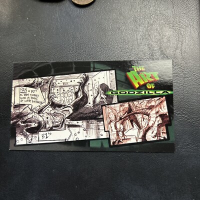 Jb16 Godzilla The Movie Supervue 1998 #50 Night Of The Hatchlings Art Of-image