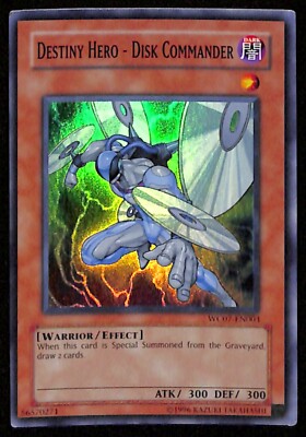 Destiny HERO Disk Commander WC07-EN003 Unlimited Yugioh TCG Card LP-image