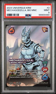 2024 Universus Challenger Series KING GHIDOARH 2 MECHAGODZILLA, BIONIC PSA 9-image