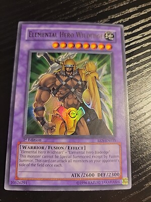 Yu-Gi-Oh! Elemental Hero Wildedge EEN-EN035 Elemental Energy Ultra Rare LP-image