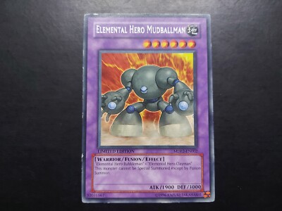 Yugioh - Elemental Hero Mudballman MDP2-EN002 Rare Promo-image