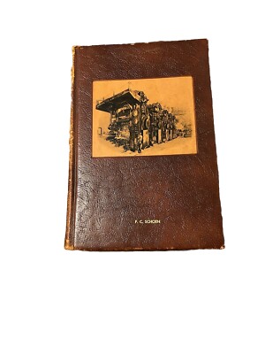  Rand McNally World Atlas Readers Edition Leather Bound F.C. Shoen 1951-image