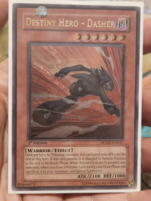Destiny Hero - Dasher (UTR) POTD-EN017 Power of the Duelist 1st Edition-image