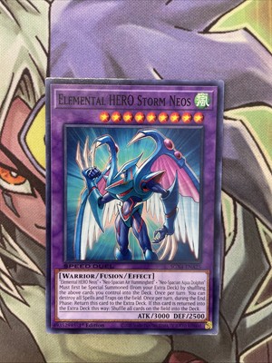 SGX4-ENA25 Elemental Hero Storm Neos Common 1st Edition NM Yugioh Card-image