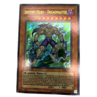 Yugioh Destiny Hero Dreadmaster EOJ-EN004 Limited Edition Foil Card Ultra Rare-image