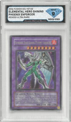 Yugioh! ELEMENTAL HERO SHINING PHOENIX ENFORCER #EOJ-EN033 Ultra 1st💎DSG 9 Mint-image