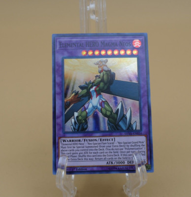 1x Elemental HERO Magma Neos - SHVA-EN034 - Super Rare - 1st Edition Yu-Gi-Oh!NM-image