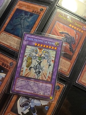 Yugioh Elemental HERO Shining Flare Wingman CT03-EN004 Secret Rare Limited LP/NM-image