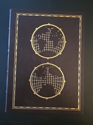 The Easton Press WORLD ATLAS  Leatherbound (1984) Bill Willett Cartography-image