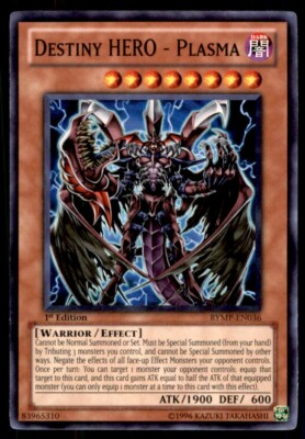 Yu-Gi-Oh! 1st Edition Destiny HERO - Plasma #RYMP-EN036 Light Play-image