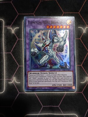 Elemental Hero Brave Neos SAST-EN035 Super Rare Near Mint 1st Ed Yu-Gi-Oh!-image