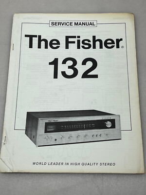 Fisher Model 132 Original Service Manual Free Shipping-image