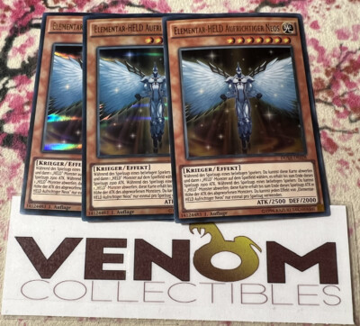 3x (M/NM) *GERMAN* Elemental HERO Honest Neos DUSA-EN028 Ultra 1st Ed. YuGiOh-image