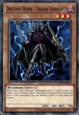 Yu-Gi-Oh! Destiny HERO - Dread Servant LODT-EN004 Common Unlimited NM-image