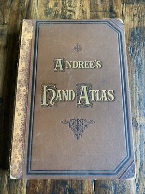 Andree’s Hand-Atlas 1881 First Edition-image