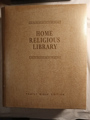 Bible KJV HOME RELIGIOUS LIBRARY HB Stories Maps Pictures Reference 12x10x3 1977-image