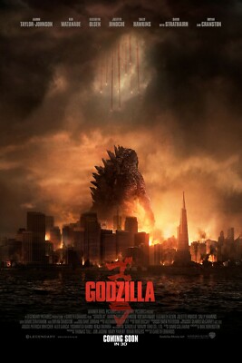 Godzilla Movie Poster 24X36 inches -image
