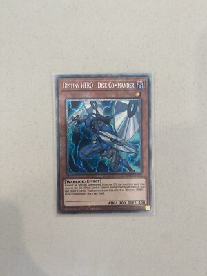 Destiny Hero - Disk Commander RA03-EN176 Platinum Secret Rare 1st Ed NM-image